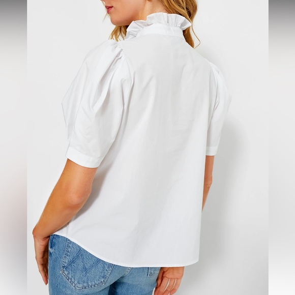 POMANDER PLACE

White Cotton Alicia Blouse - Picture 4 of 11